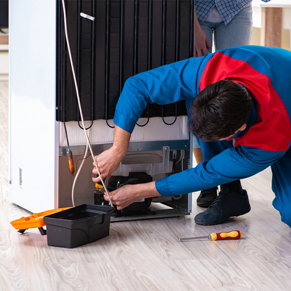 how much do you charge for refrigerator repair services in Blanco OK